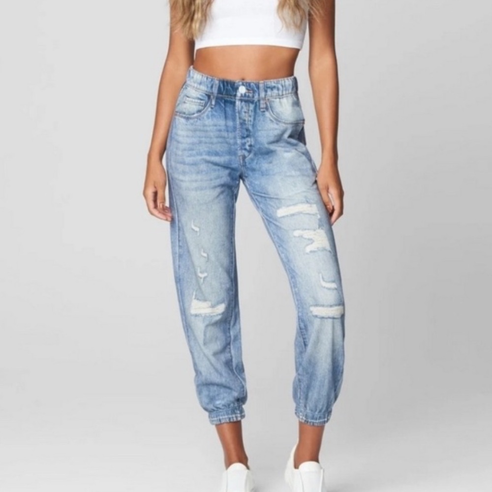 Blank NYC Yes Please Denim Look Joggers